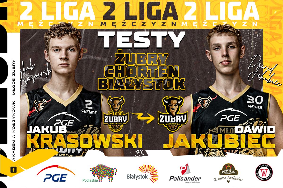 TESTY ZAWODNIKÓW AKMŻ W DRUŻYNIE SENIORÓW ŻUBRÓW BIAŁYSTOK
